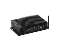VENOEN Mini PC Fanless Win 11 Pro, Industrial PC Mini Computer Core i5-10210U, 8GB DDR4 512GB SSD, Dual HD+DP 4K Triple Display, 2xRS232/485 COM, WiFi 6, BT 5.2, 2 LAN, Fanless Mini PC