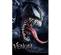 Venom (2018) V8 Movie Poster Framed or Unframed Glossy Poster (A4 - 210 × 297 mm Unframed)