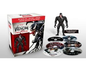Venom: 3-Movie Collection With Limited Edition Collectible Action Figure (4K/UHD