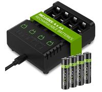 Venom Rechargeable Battery Charging Dock plus 4 x AA 2100mAh Batteries