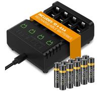 Venom Battery Charging Dock Plus 10 X Rechargeable Aaa Batteries