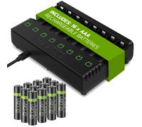 Venom Battery Charging Dock plus 16 x AAA 800mAh Batteries