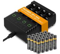 Venom Battery Charging Dock Plus 20 X Rechargeable Aaa Batteries