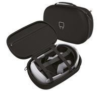 Venom VR Headset Storage and Carry Case for Meta Quest 2 and Meta Quest 3 | vr headset case, meta quest storage, hard shell carry case, controller compartments, travel, quest 2, quest 3