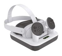 Charging Dock and Rechargeable Battery Packs for Meta Quest 3 Venom White One Size