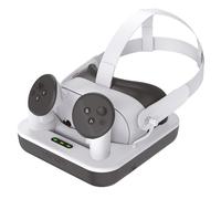 Charging Dock and Rechargeable Battery Packs for Meta Quest 3S Venom White One Size