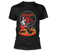 Venom ‘Cronos in Flames’ (Black) T-Shirt (Large)