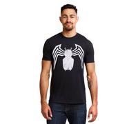 Marvel Men's Venom Emblem T Shirt, Black (Black Blk), XL UK