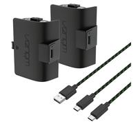 Venom High Capacity 1100mAh Rechargeable Battery Twin Pack - Black (Xbox Series X & S/Xbox One)