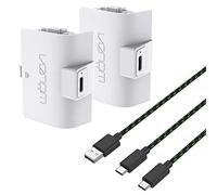 Venom High Capacity 1100mAh Rechargeable Battery Twin Pack - White (Xbox Series X & S/Xbox One)