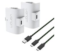 Venom High Capacity 1100mAh Rechargeable Battery Twin Pack - White (Xbox Series X & S / Xbox One)