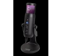 Venom LED Cardioid Streaming Microphone in Black Venom Black