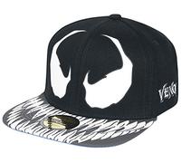 Venom (Marvel) Smile Men Cap Black-Blue one Size, 85% Cotton, 15% Polyester,