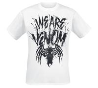 Marvel Men's We Are Venom Cotton T-Shirt White | Size: Medium Marvel White M