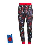 Venom Pajama Pants - Bundle with Marvel Venom Sleeper Pants for Boys, Teens, Men Plus Bonus Phone Wallet | Venom PJ Pants, Multicolor, L