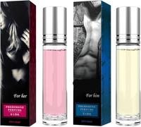 Venom Pheromone Perfume for Women, Roll On Perfume for Her, Pheromone Perfume for Women to Attract Men, Long Lasting Pheromones Perfume for Her (Pink+Sky Blue)