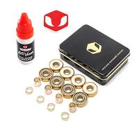 Venom Premium Precision Gold Skateboard Bearings & Venom Bearing Lubricant Pack