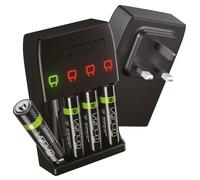 Venom Pro Charge Plug In Wall Battery Charger for Rechargeable AA & AAA Batteries in Black | Size: 1 Pack Venom Black 1 Pack