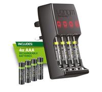 Venom Pro Charge Plug In Wall Charger Battery Charger Plus 4 X Aaa Rechargeable Batteries