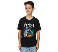 Venom Read Our Lips T-Shirt Marvel Black 7-8 Years