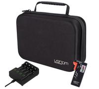 Venom Recharge Battery Organiser Storage Case With Tester And 4-Way Charger Dock