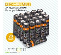 Venom Rechargeable AA Batteries (20-Pack)