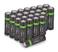 Venom Rechargeable AA Batteries - High Capacity 2100mAh 1.2V NiMH - Pack of 24