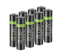 Venom Rechargeable AAA Batteries - High Capacity 800mAh (8-Pack)