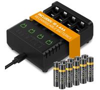 Venom Rechargeable Battery Charging Dock plus 10 x AAA Batteries