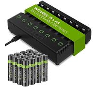 Venom Rechargeable Battery Charging Dock plus 16 x AA 2100mAh Batteries