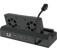 Venom Media Dock for ASUS ROG Xbox Ally & Ally X | 4K HDMI 2.1 Docking Station with Cooling Fans, 100W USB-C Charging, Ethernet & USB Ports | Compatible with Steam Deck, Legion Go, MSI Claw