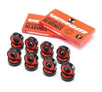 Venom Skateboards Bearings ABEC 9 608z Fast Super Smooth Premium For Skate board Micro Stunt Scooters Long board Roller Skates Inline Quad Derby x16 for 8 wheels