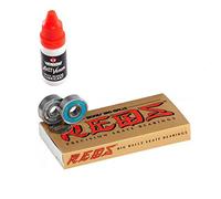 Venom Skateboards & Bones Reds Swiss Ceramic ABEC11 Skate 608 Bearings includes Venom Bearing Lubricant/Oil Gift Pack for Skateboard/Longboard/Crusier/Scooter/Roller/Quad/Inline Skate/Derby