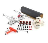Venom Skateboards Core Complete Truck and wheel Kit- 5.0/5.25/5.5-Kids/Teenage/Boys/Girls Adults - Raw - 5.0 - Inc Skateboard Trucks/Abec 9 Bearings/Skateboard Wheels 52mm/Griptape/Tool & Bolts