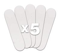 Venom Skateboards Matt White 8.0" x 5 Plain Skateboard Deck Bulk Bundle Packs Maple Wood Stain Blank Skate Board Decks Natural/Blue/Black/Gold etc-7.75/8/8.25 etc-Great for Skating,Wall Art, Displays