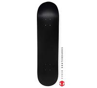 Venom Skateboards Plain Skateboard Deck Maple Wood Stain Blank Skate Board Decks 7ply Natural/Blue/Black/Gold 7.75/8/8.25 Skateboards for Kids/Teenage/Boys/Girls Adults Beginners -Matt Black-8.0"
