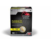 Venom Steel 50-Count One Size Fits All Latex Cleaning Gloves