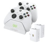 Venom Twin Charging Dock with 2 x Rechargeable Battery Packs - White(Xbox Series X & S / Xbox One)