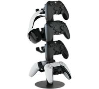 Venom Universal Headset & Controller Stand. 4-Tier Adjustable Metal Organiser for Controllers or Headsets. Gaming Storage Rack. Fits most controllers