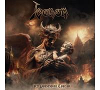 VENOM - US POSSESSION TOUR 86 RED W/ BLACK SPLATTER VINYL - Vinyl Reco - G3z