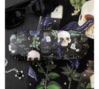Venom & Vines Gothic Glasses Case - All-Over Skull & Serpent Print