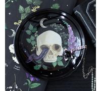 Something Different Wholesale Venom & Vines Skull Trinket Dish - Gothic Ceramic Design - Snake Motif - Great for Jewellery, Keys & Small Items - Ideal for Gothic & Alternative Décor Enthusiasts