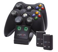 Venom Xbox 360 Twin Charging Dock with 2 x Rechargeable Battery Packs