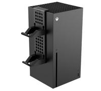 Venom Xbox Controller Rack (Xbox Series X) Black | xbox controller rack, controller stand, desk storage, holds two controllers, series x, series s, black