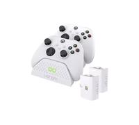 Venom Twin Charging Dock with 2 x Rechargeable Battery Packs - White (Xbox Series X & S / One)