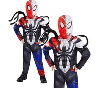 Venomised Spider-Man Kids Official Licensed Superhero Costume Boys Girls Age 3-8