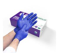 VENSALUD | Disposable NITRILE Gloves | Powder Free | Resistant | For Laboratories, Sanitary, Kitchen, Tattoo Studios, Veterinary, Cleaning | Latex Free | 100 pcs. | Cobalt Blue | Size XS