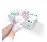VENSALUD | Disposable NITRILE Gloves | Powder Free | Resistant | For Laboratories, Sanitary, Kitchen, Tattoo Studios, Veterinary, Cleaning | Latex Free | Pack 100 pcs. | White | Size XS