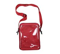 Vensivy Ita Bag DIY Transparent Crossbody Anime Pins Bag Shoulder Messenger Itabag Comic Anime Satchels, Red, One Size, Chic,unique
