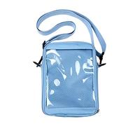 Vensivy Ita Bag DIY Transparent Crossbody Anime Pins Bag Shoulder Messenger Itabag Comic Anime Satchels, Blue, One Size, Chic,unique
